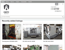 Tablet Screenshot of emtc.lt